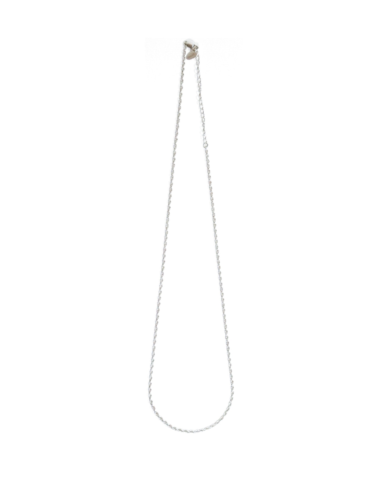 Silver925 Twisted Chain Short Necklace"Loop 01"