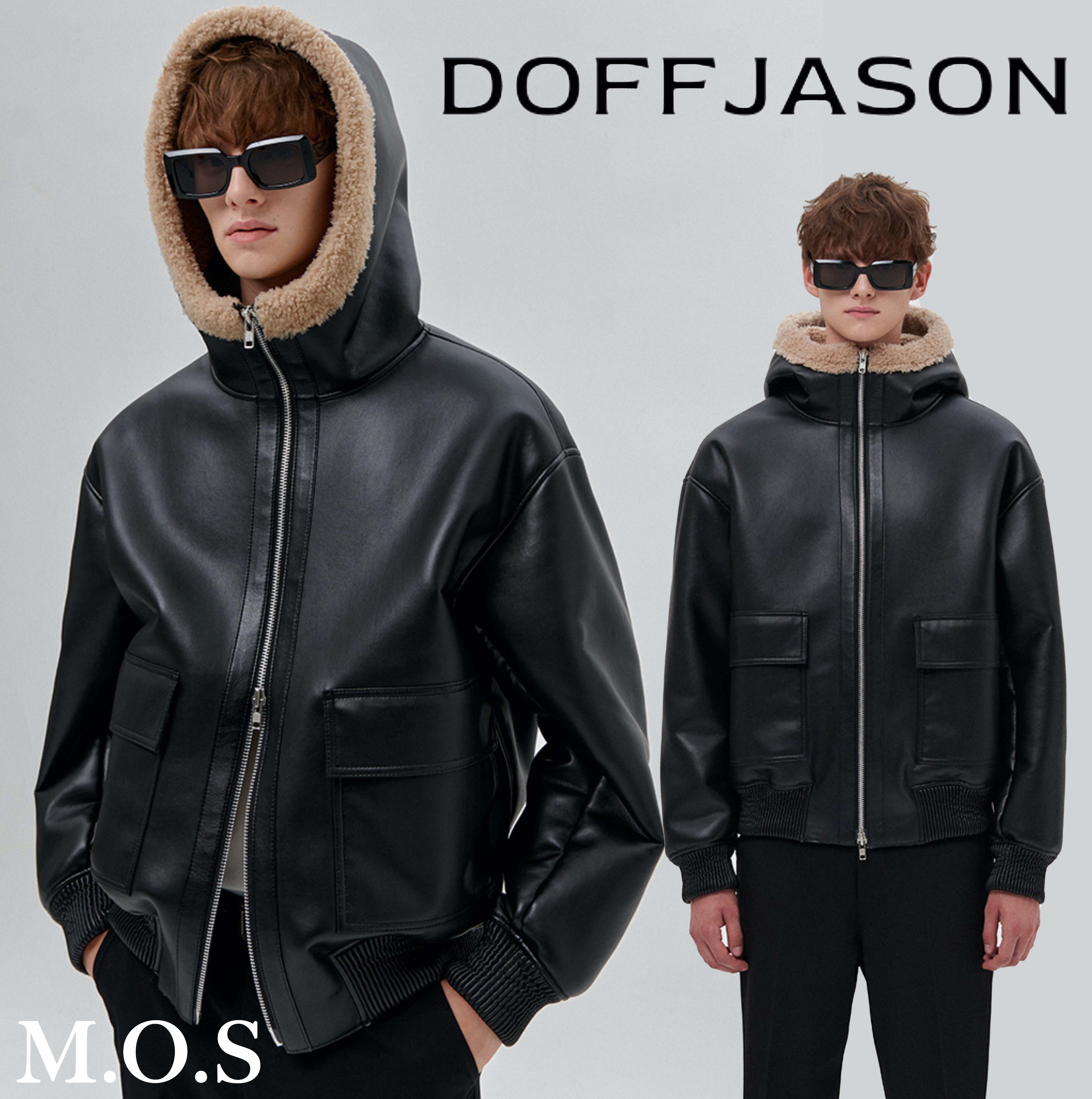 身幅63DOFFJASON solid mouton jacket