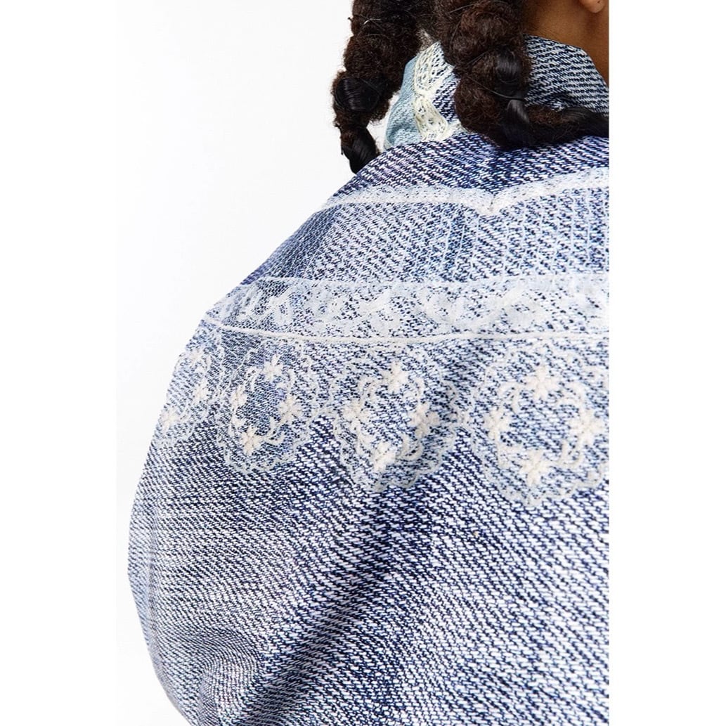 CONP] Lace Denim Quilted Cotton Jacket | BYORI