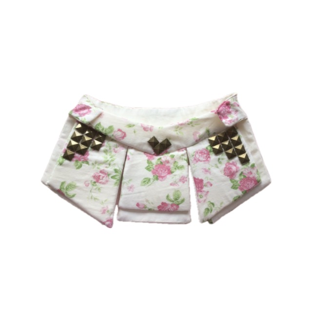 【yiyouggyeoung】Antique Floral pleated skirt