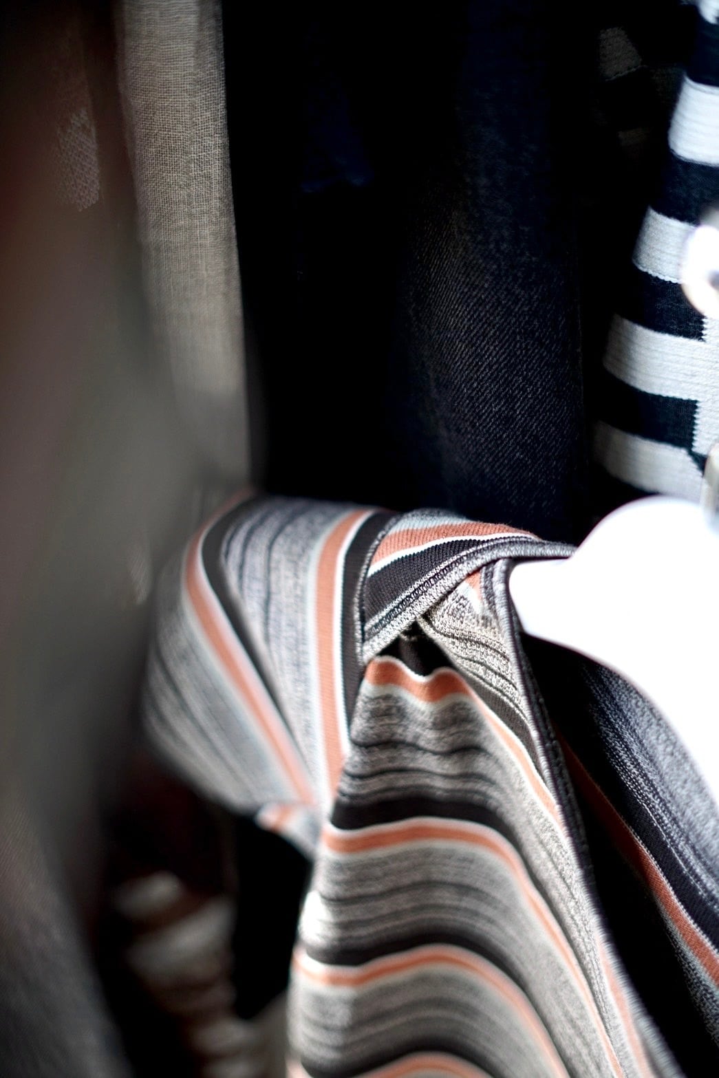 FUMIKA_UCHIDA / Grandrelle multi stripe bodysuit (BROWN,BLACK