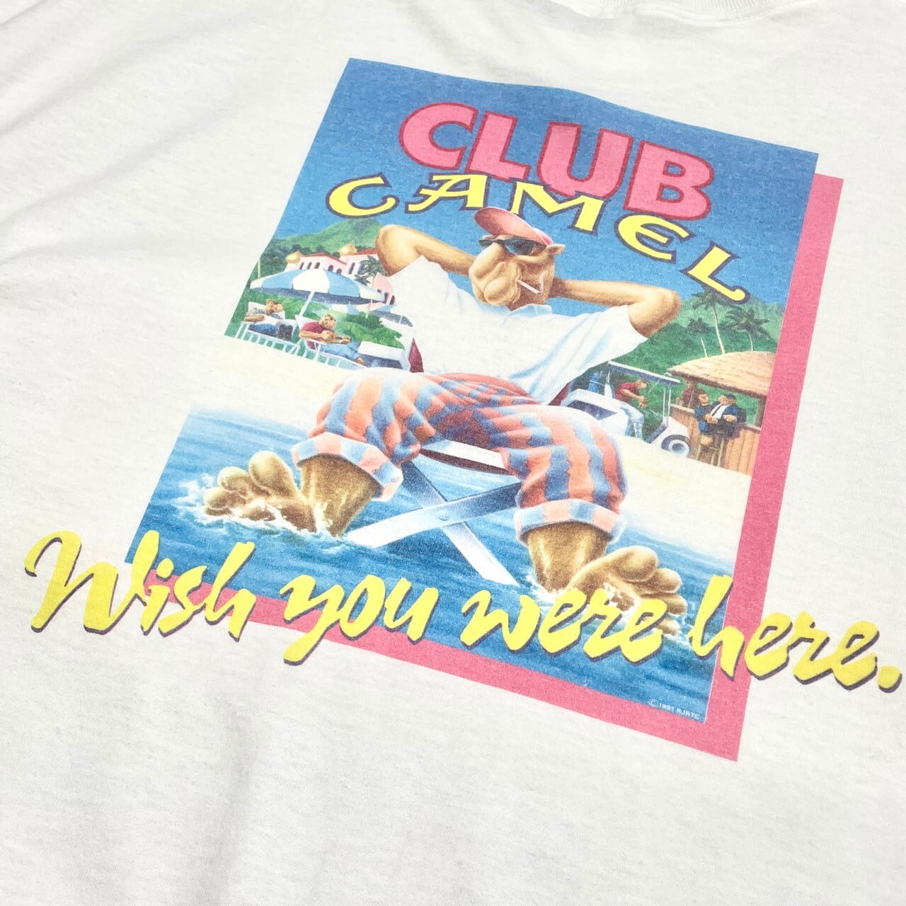 90年代 USA製 CAMEL キャメル タバコ アドバタイジングプリントTシャツ