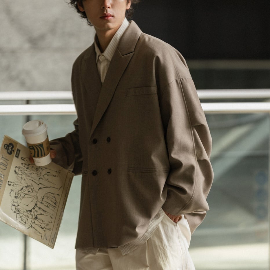 ドレープルーズ ダブルジャケット a-0812 -