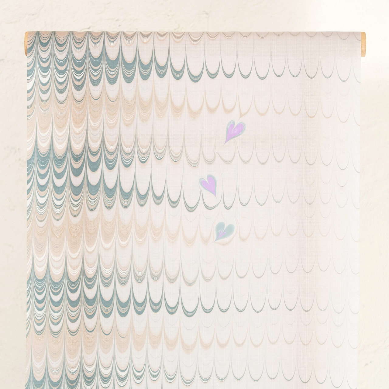 「円やかな、白檀の香り」ピーコック柄〜セオアルファ 浴衣・夏着物・単衣