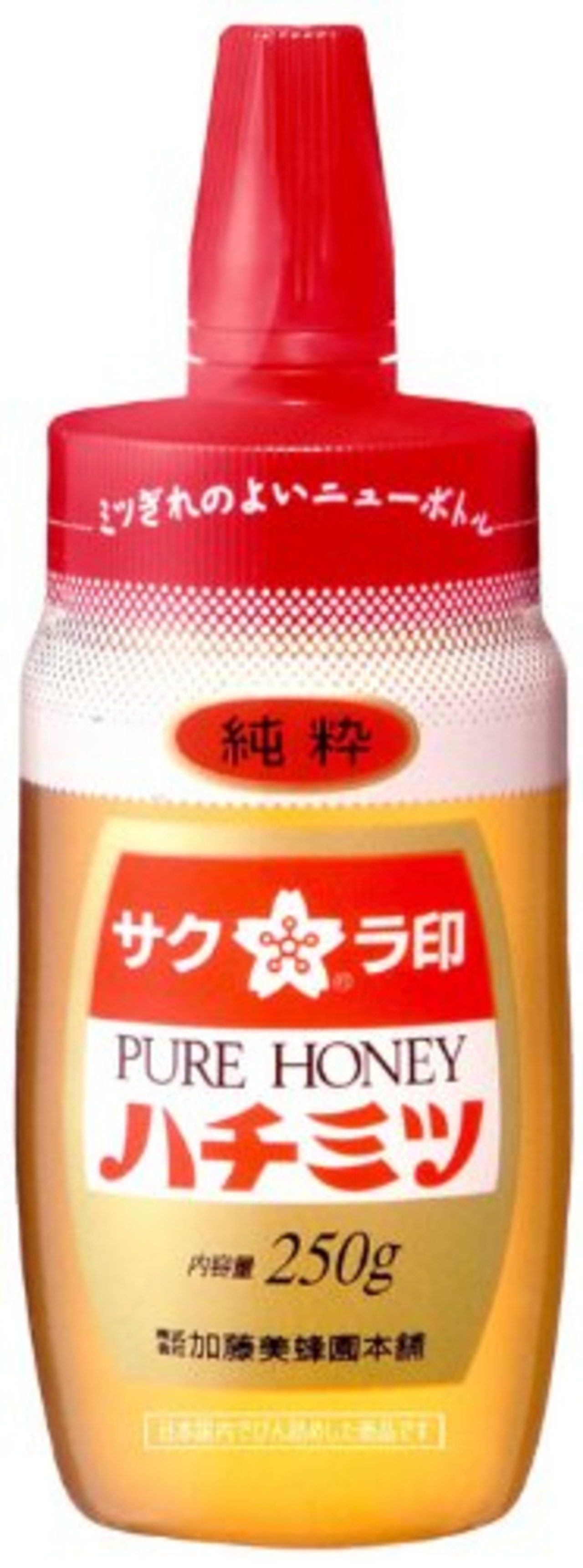 加藤美蜂園 サクラ印 純粋ハチミツ 250g