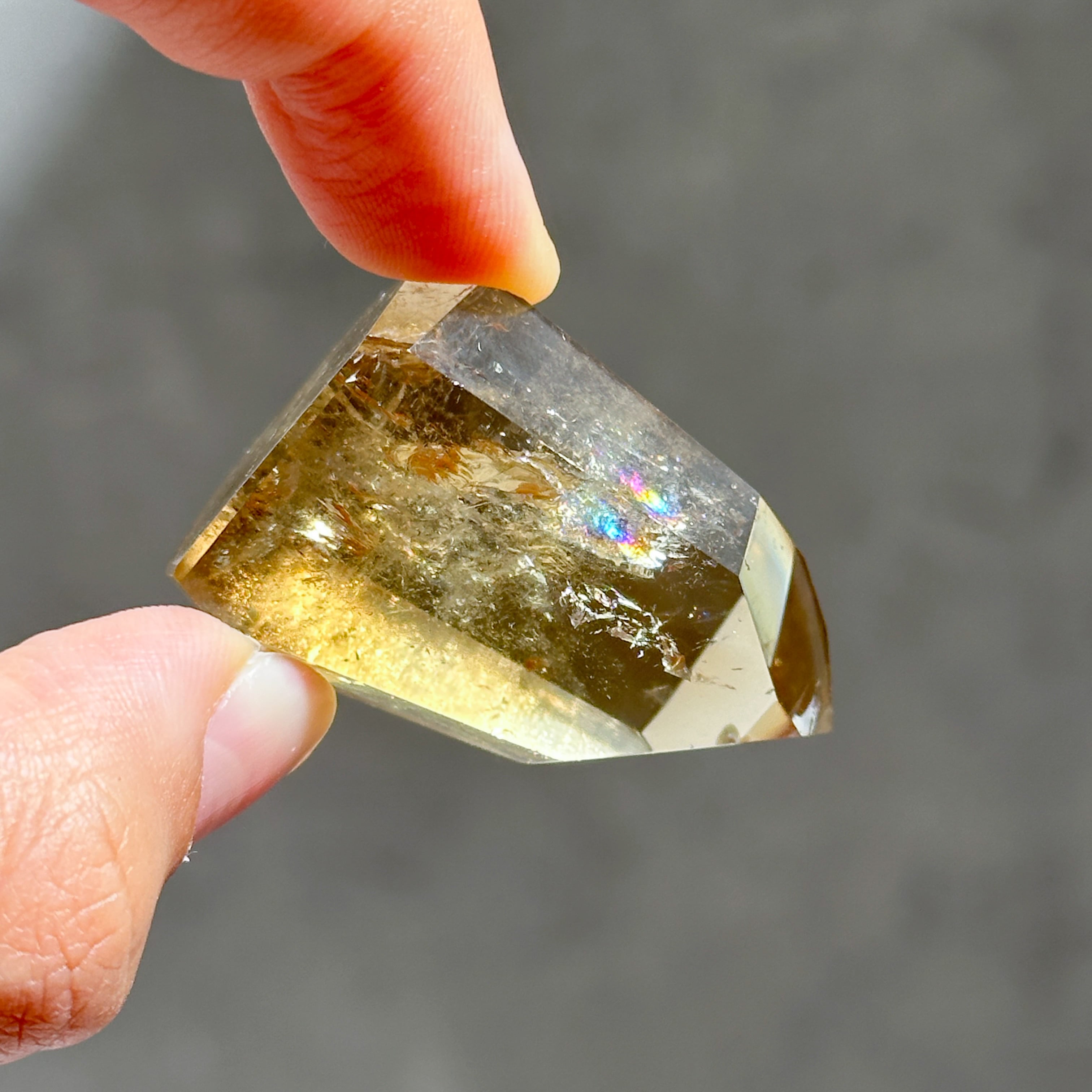 シトリン（黄水晶） タワー55◇ Citrine ◇ 天然石・鉱物