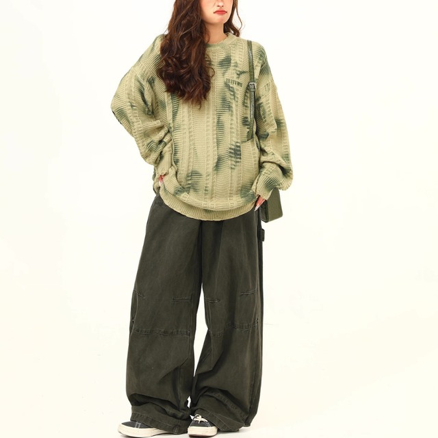 tie-dye design color knit　タイダイデザインカラーニット　J1512