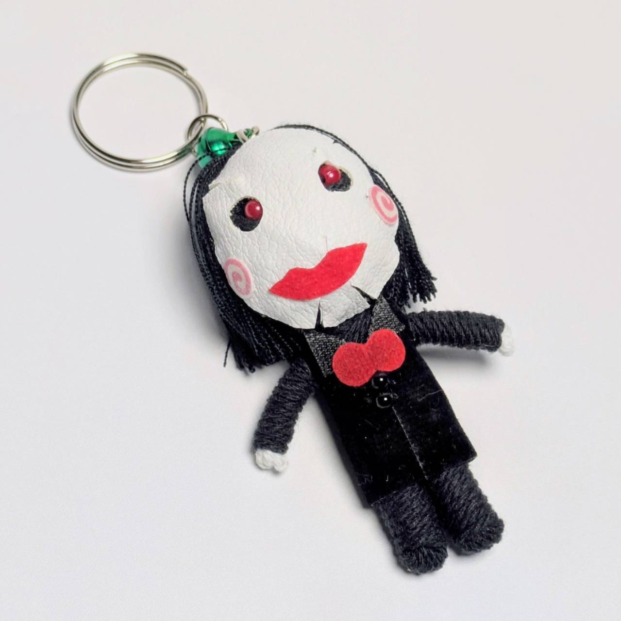 再入荷!【 SAW ( ソウ ) ビリー人形 / Billy 】 Voodoo doll KeyHolder / ブードゥー人形 / 身代わり人形 /お守り人形 〚アメリカン雑貨 アメトイ〛