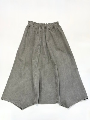 FACTORY・綿ネル　サルエルパンツ・チャコール