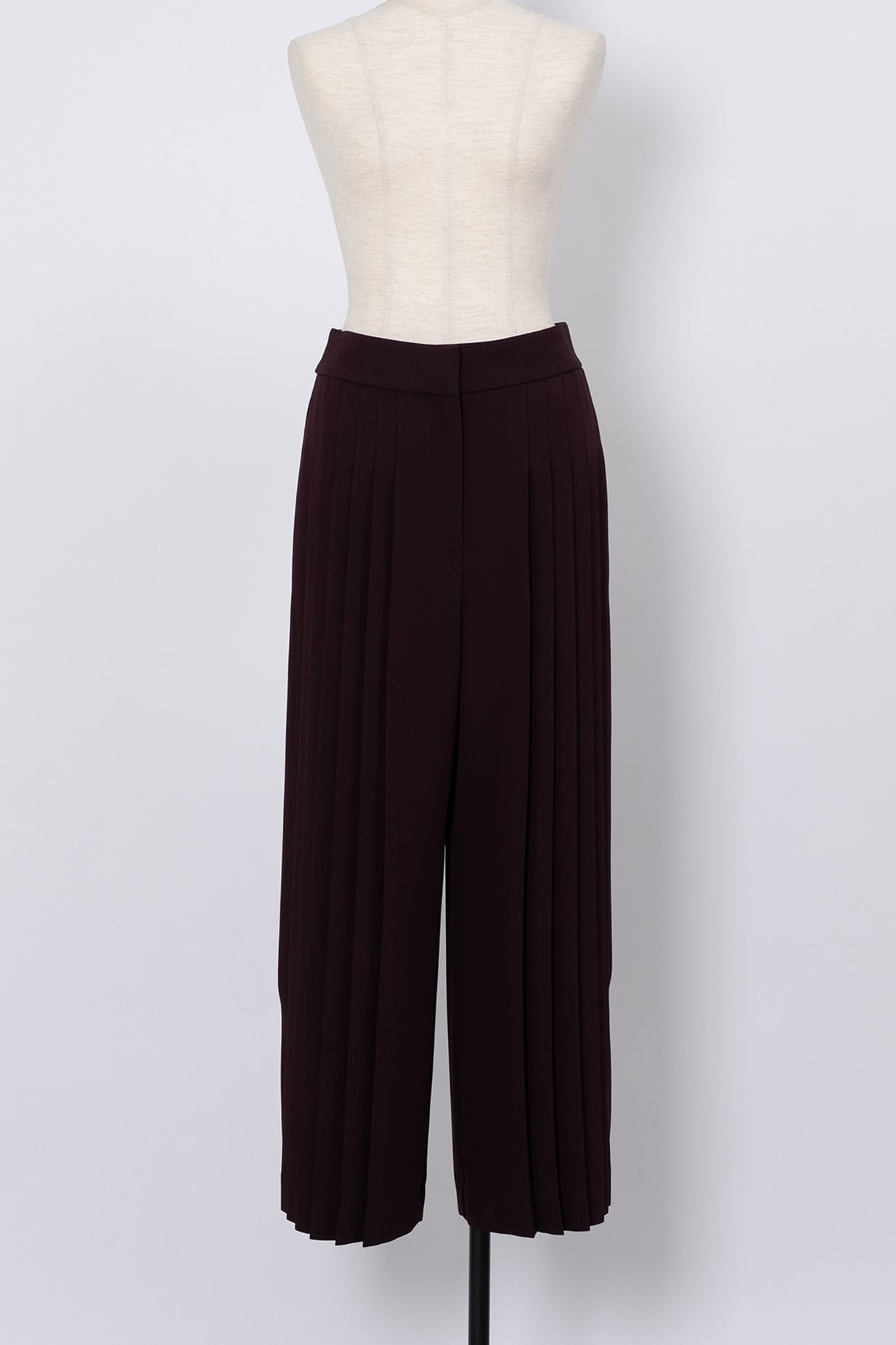 Pearl Pleated Pants Ⅱ BORDEAUX