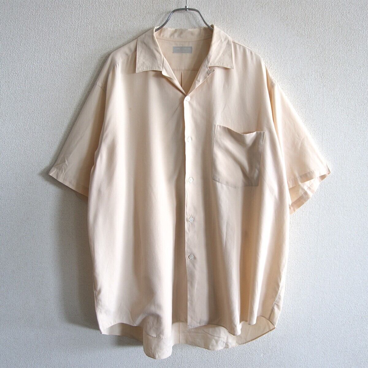 美品】KAPITAL【藍染 刺し子襟 オープンカラー シャツ】L キャピタル