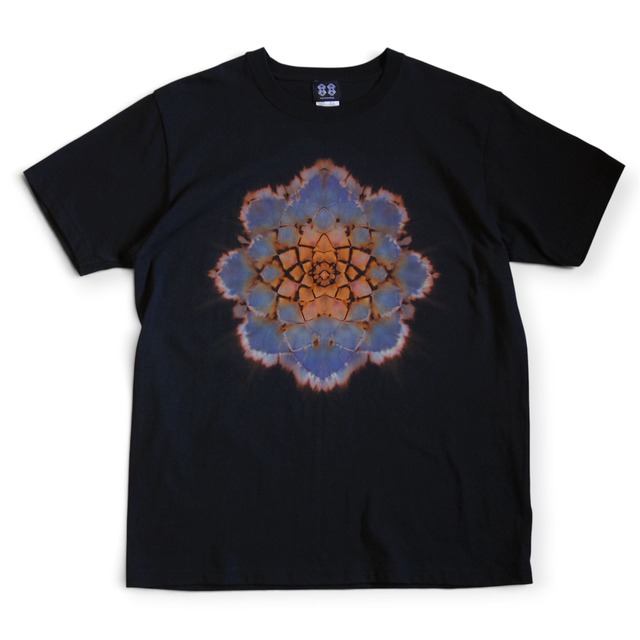 “曼荼羅染め×抜染” -nukizome- TIE DYE T-SHIRT 《XL》