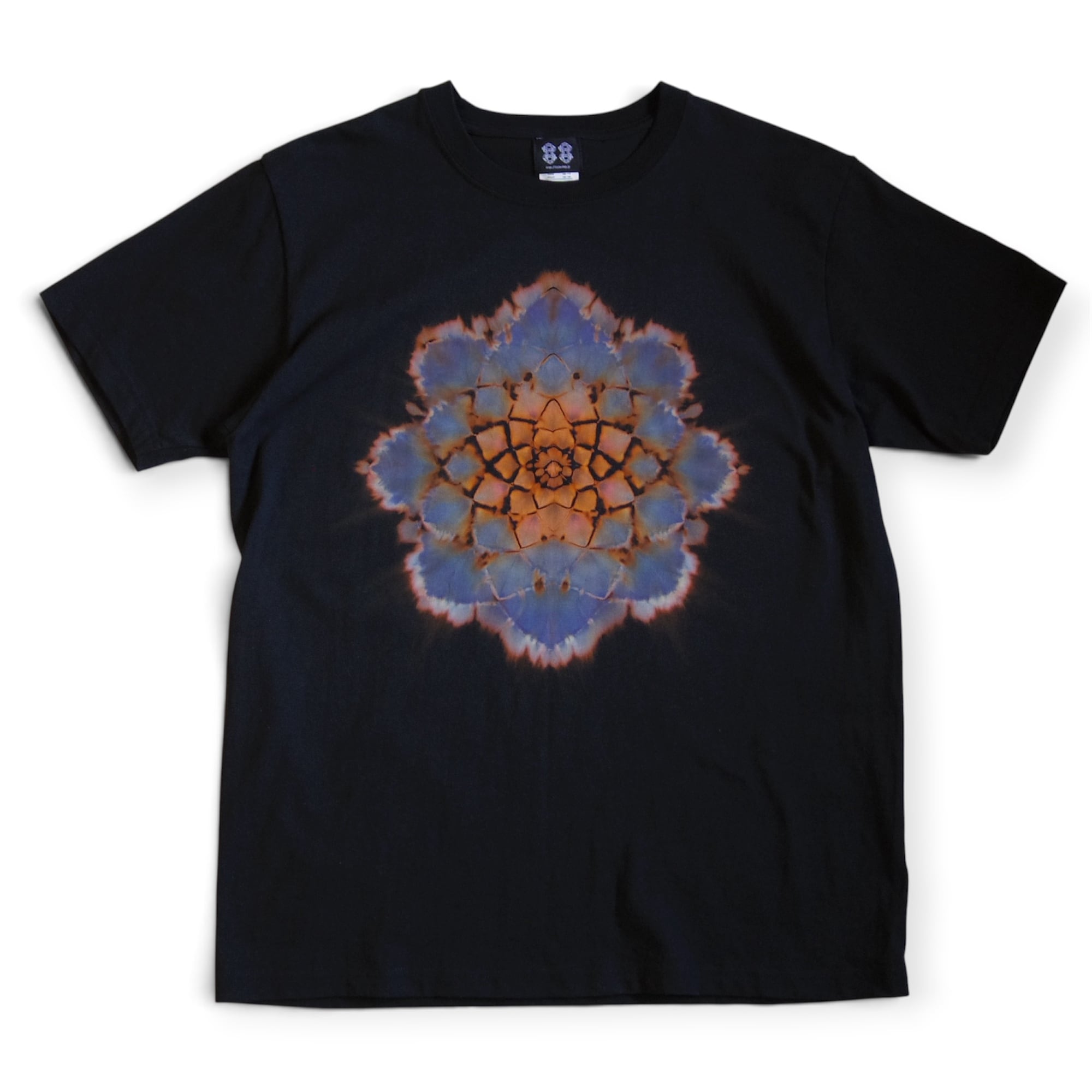 “曼荼羅染め×抜染” -nukizome- TIE DYE T-SHIRT 《XL》