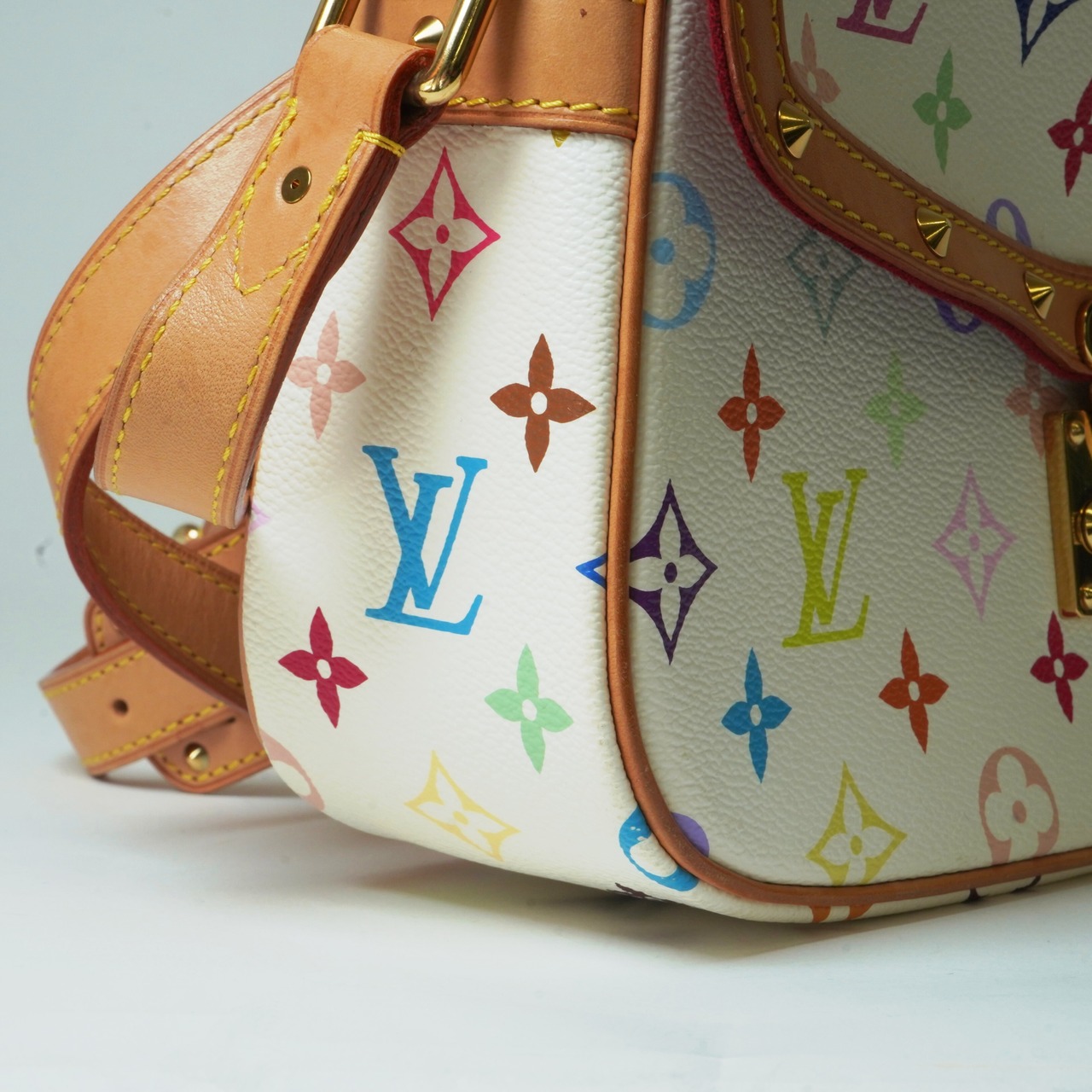 LOUIS VUITTON ルイヴィトン マルチカラー ソローニュ ショルダーバッグ ブロン M92661
