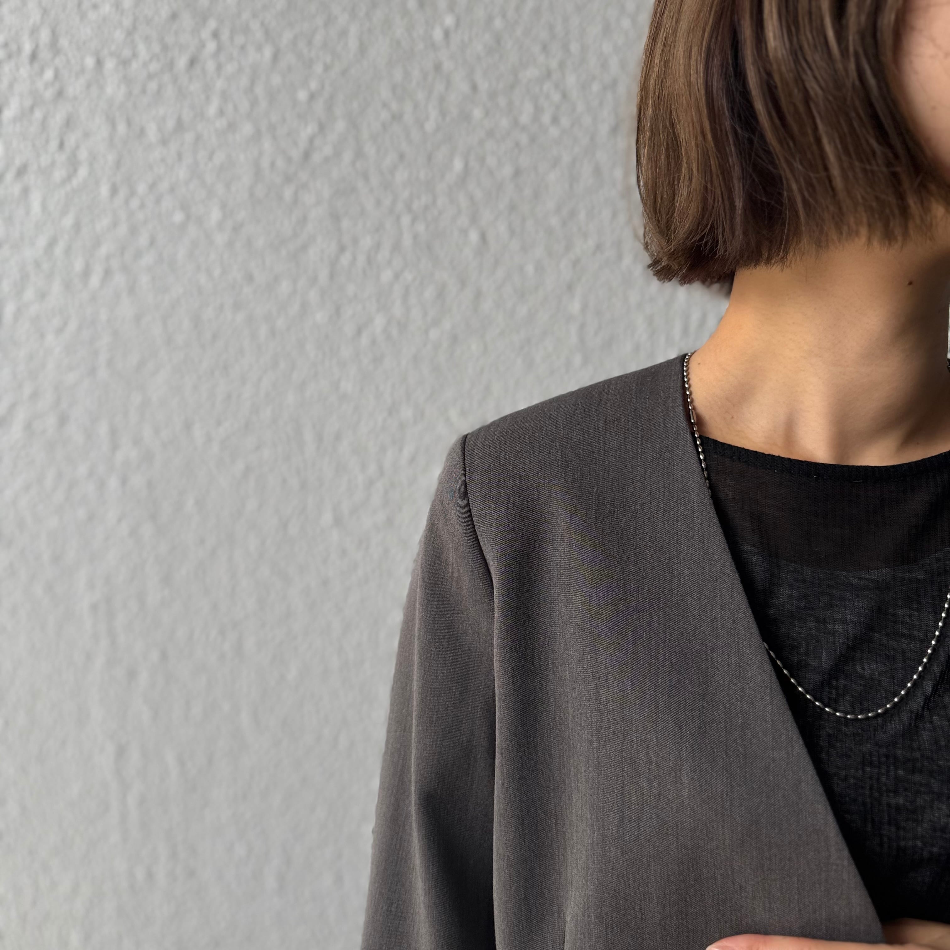 【PASSIONE】ノーカラージャケット 536413