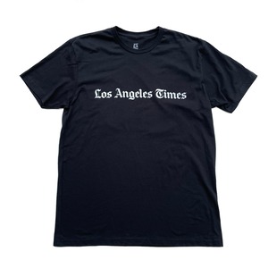 LA Times Masthead Tee - Black