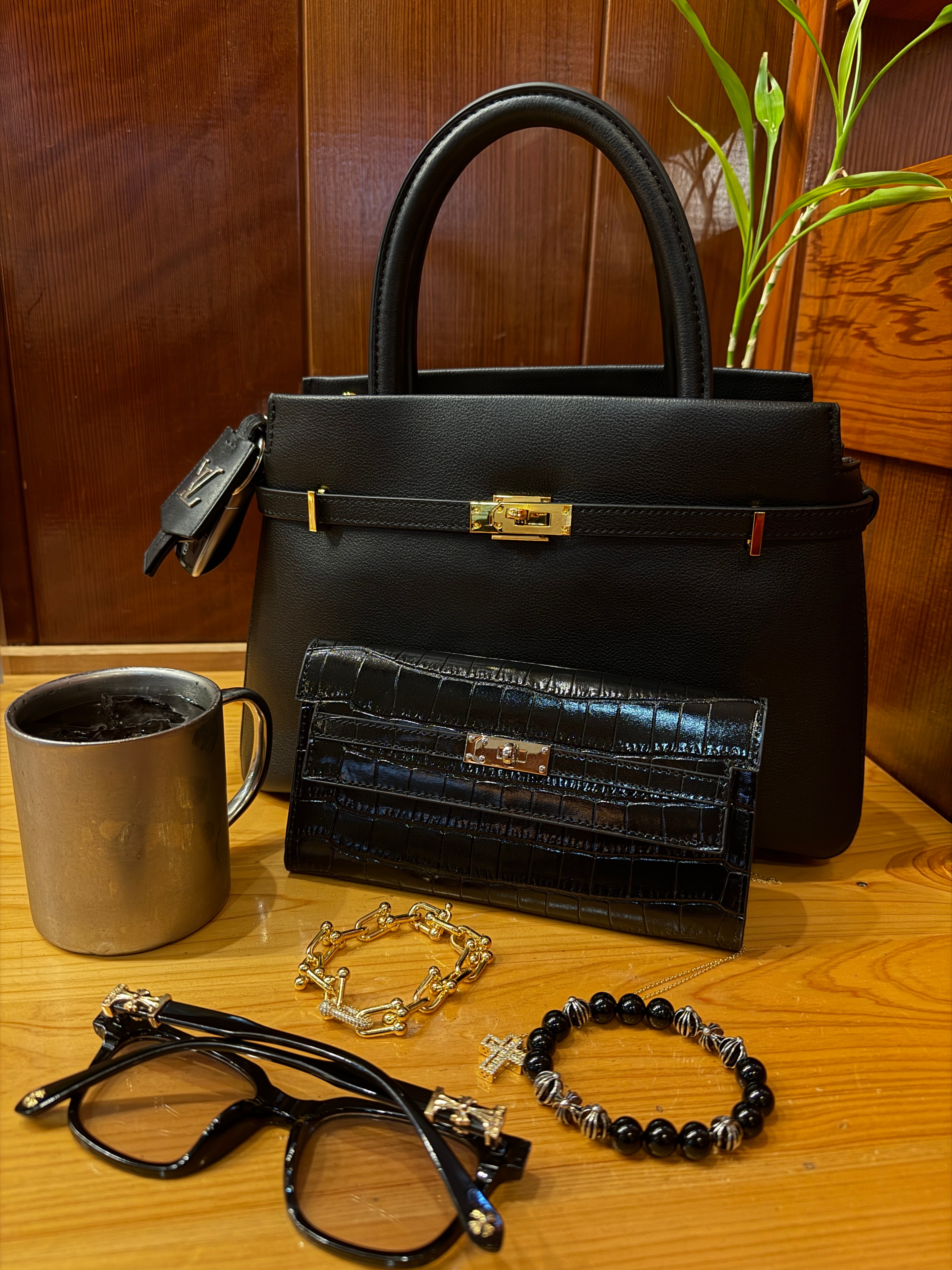 LUXURY LEATHER BAG 本革ベルト付き【BLB-26009】 | BELINDA OFFICIAL
