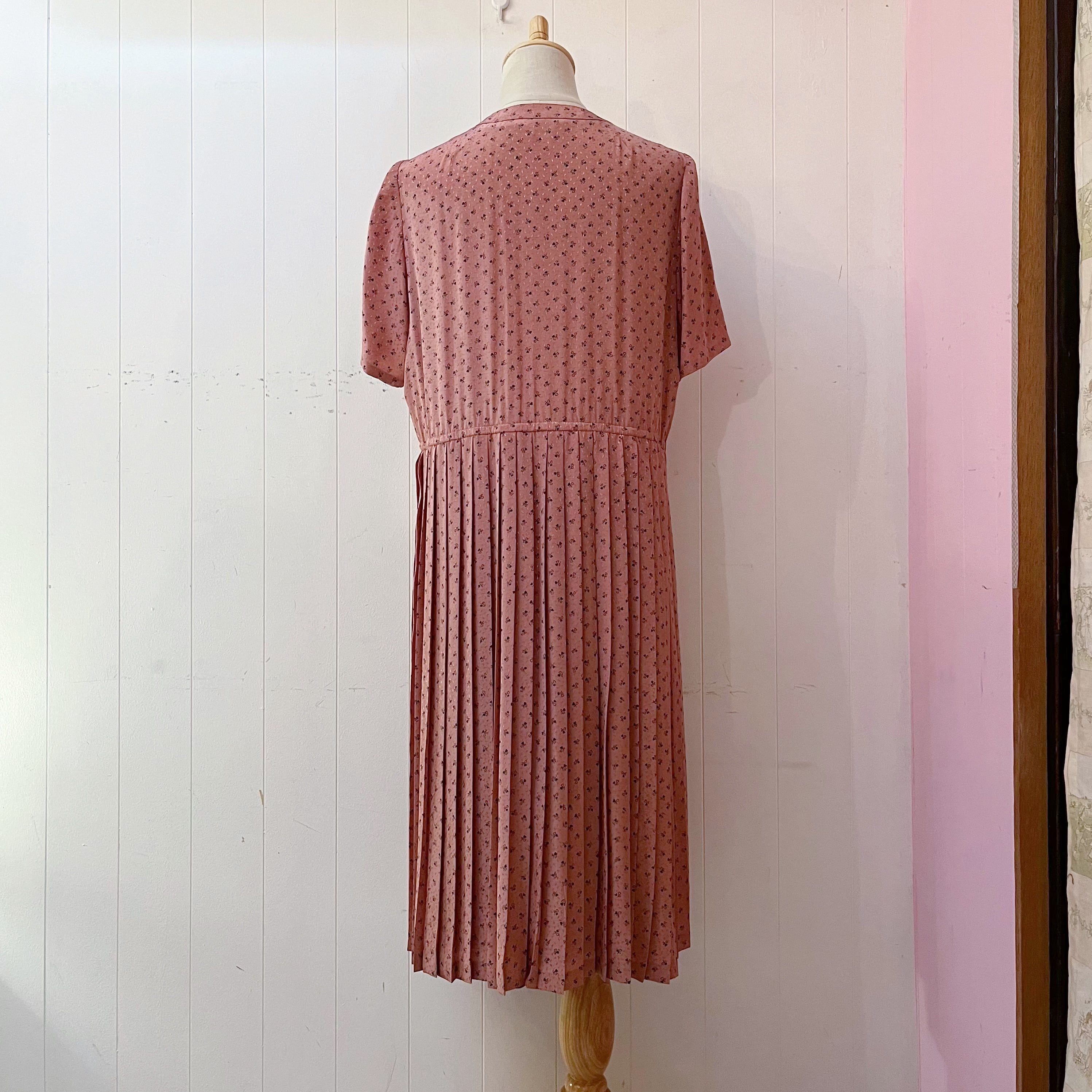mini heart pleats one-piece