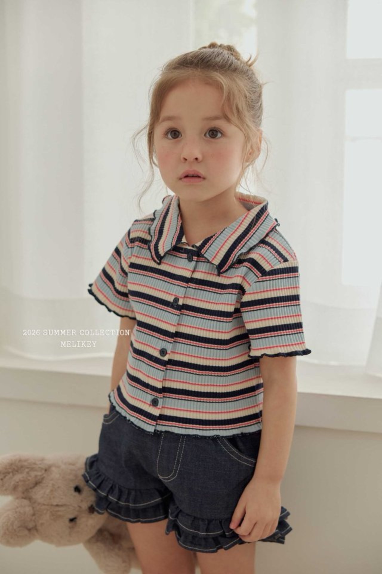 [MELIKEY] Sugar collar shirt (JS/JM) / [미라이키] 슈가카라티 (JS/JM)