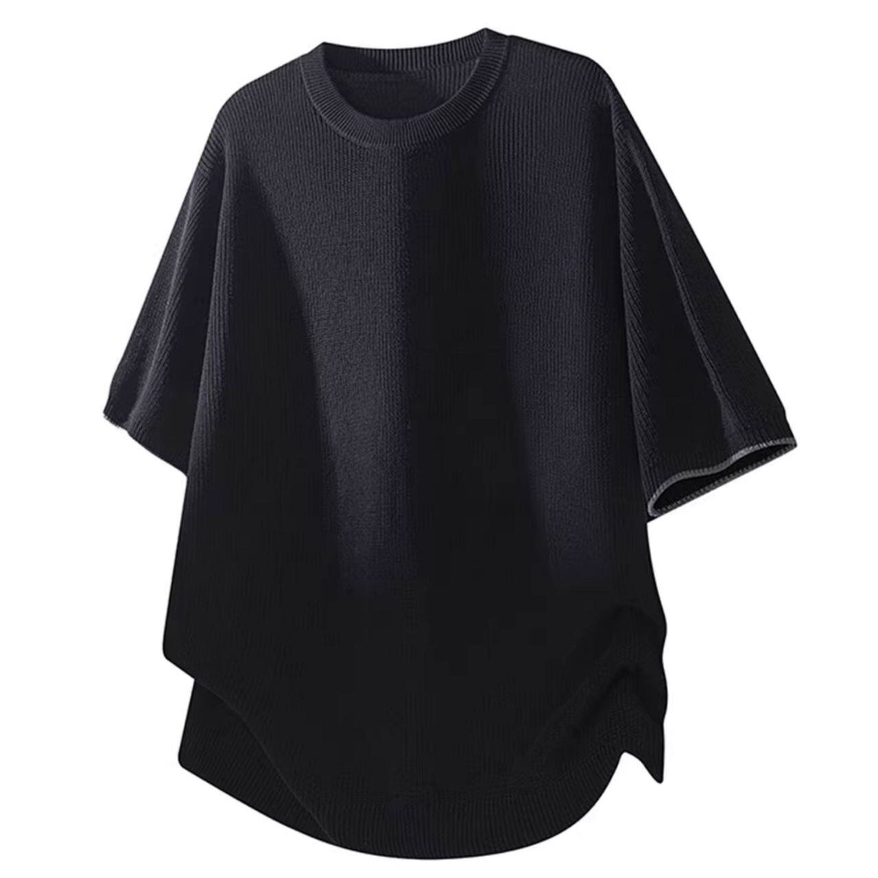 Lyocell-Linen Knit Short-Sleeve T-Shirt(MT1625)