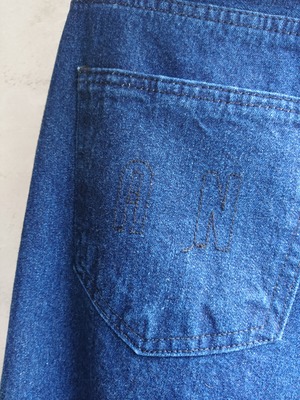 ITALY MILITARY DENIM PANTS DEAD STOCK