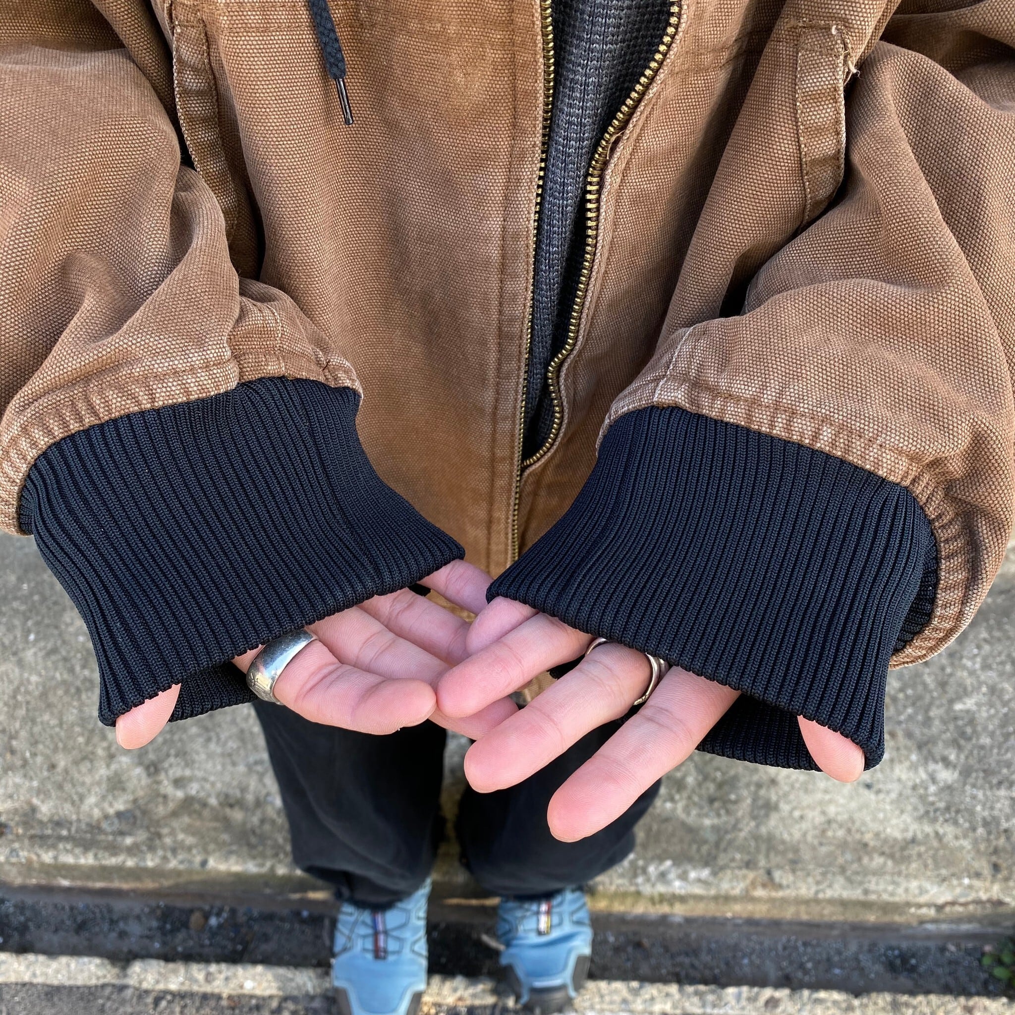 Dickies ディッキーズ アクティブジャケット型 ダック地 フルジップ 