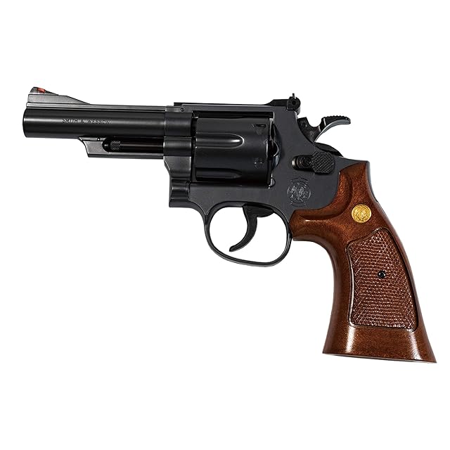 S&W M19 4in ウッドタイプグリップ .357 コンバットマグナム ガスガン