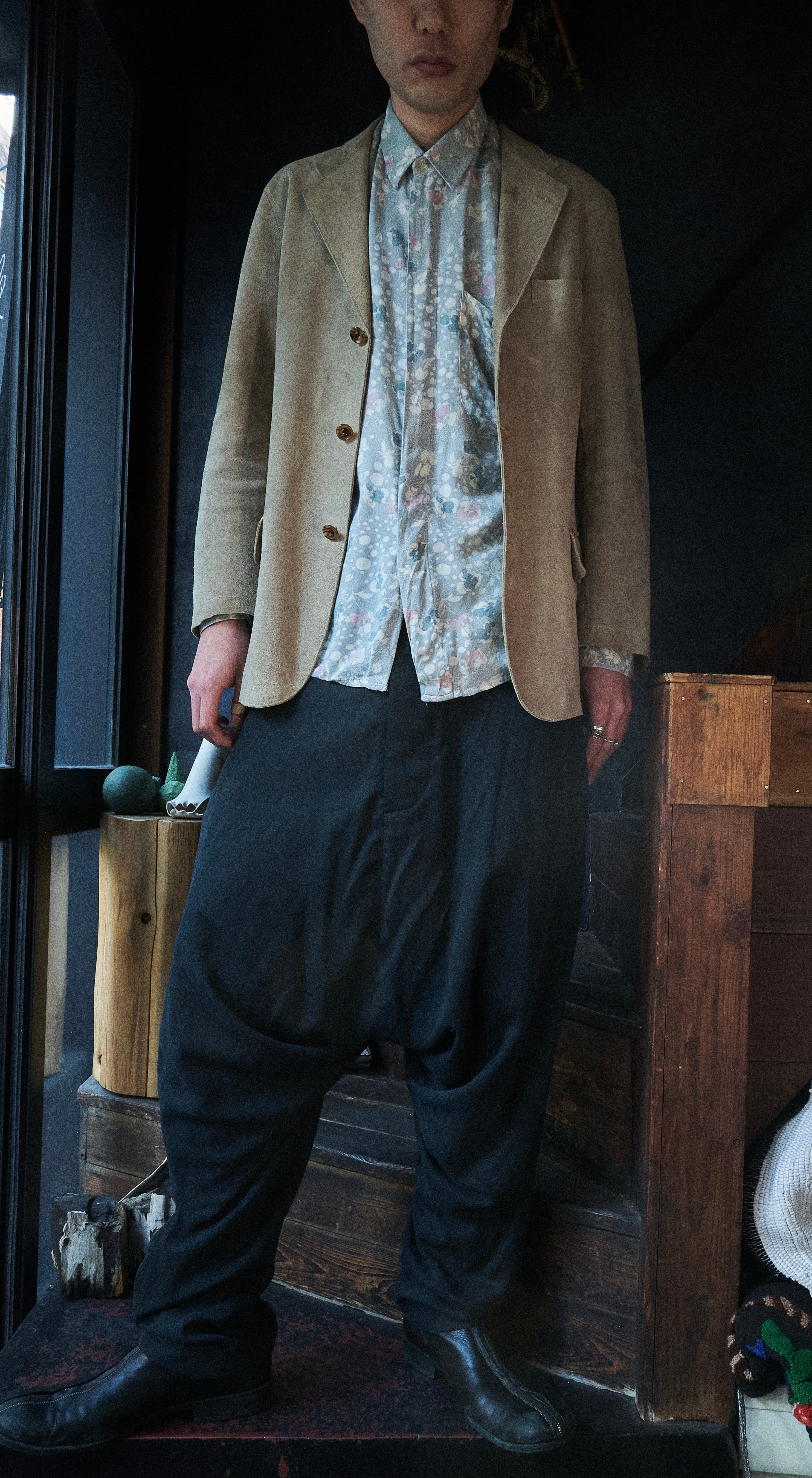 Vivienne Westwood Men Cupro Fabric Sarouel Pants | FOLLIEE.