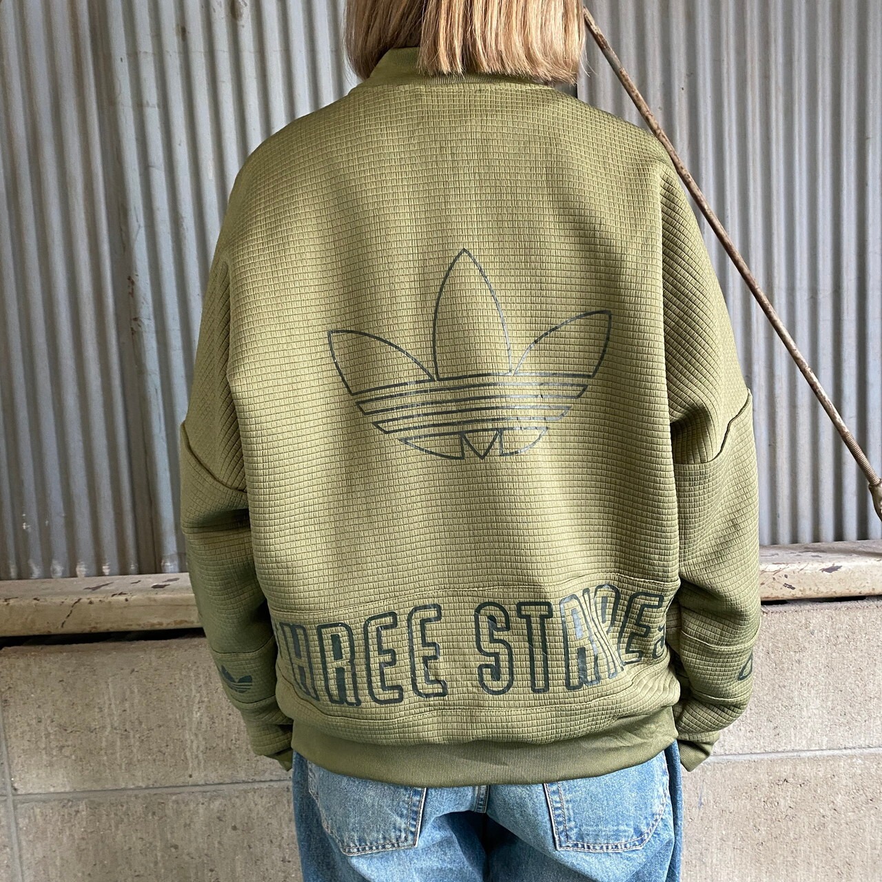 adidas ORIGINALS アディダス 袖ロゴ バックロゴ プリント トラック 