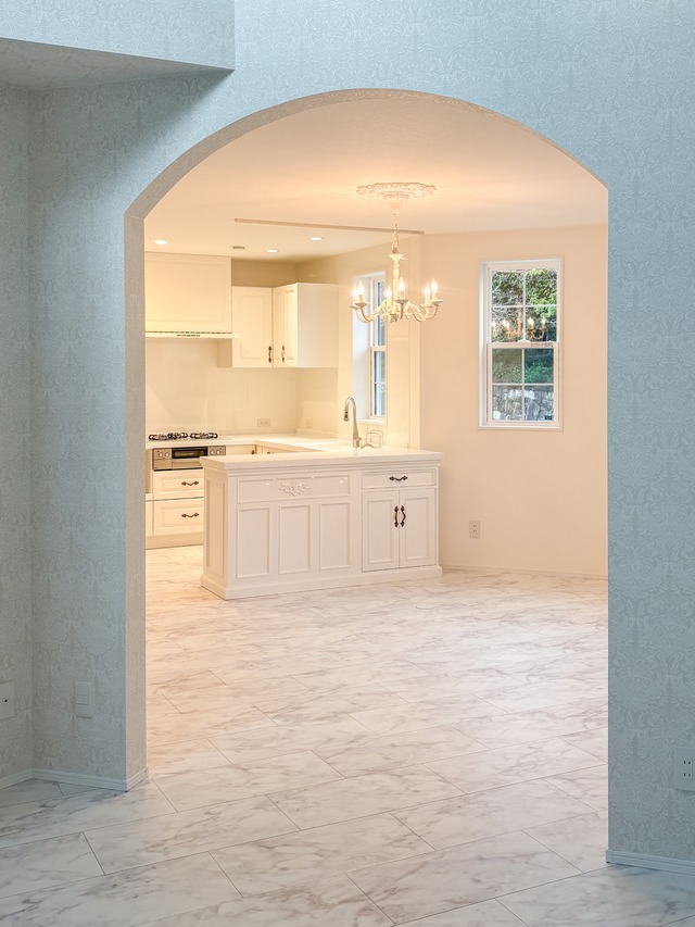 輸入受託向けキッチンカウンター170　（ホワイト・アイランドカウンター）W1600　オーダーメイド家具