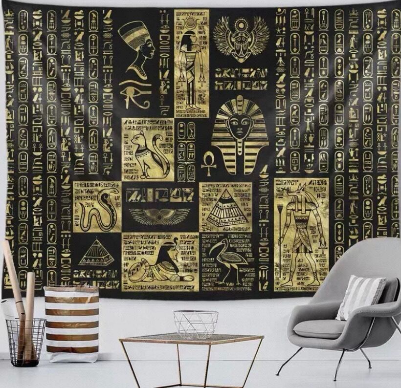 【4月新作アイテム】【合計5999円以上で購入可能】Egypt desiph Tapestry エジプトデザインタペストリー