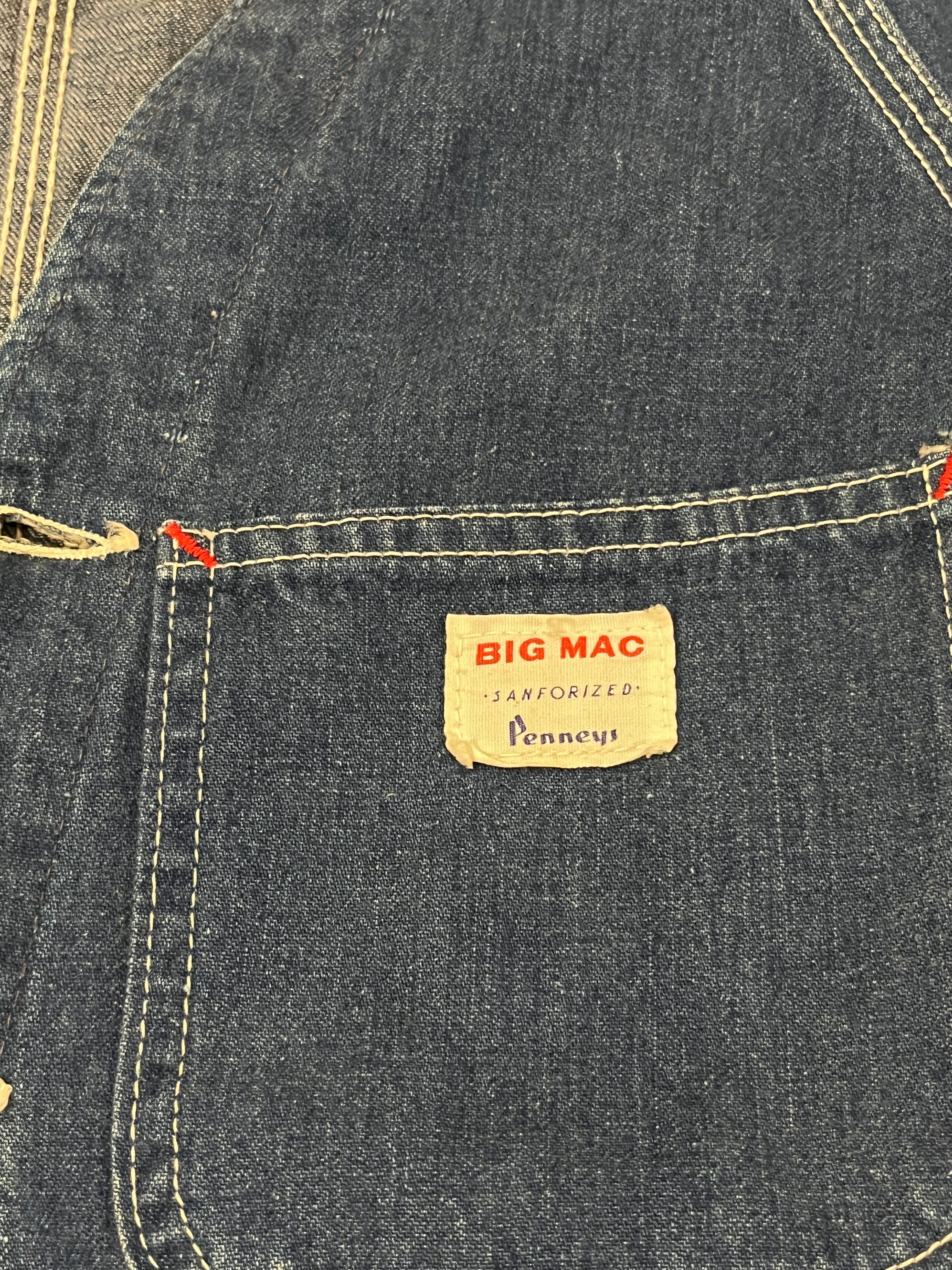 60s BIGMAC Penney's SHORT ENGINEER JACKET Good Condition 60s BIGMAC Penney's SHORT ENGINEER JACKET Good Condition
