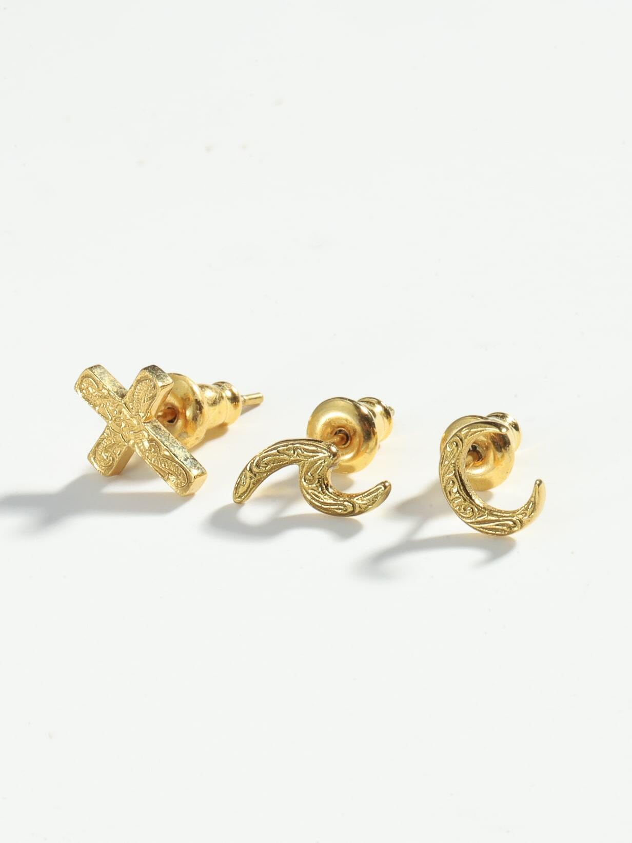 316L hawaiian wave pierce（ 片耳用 ）#p04 | rani