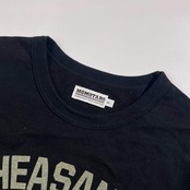 MOMOTARO モモタロウ カレッジロゴ プリント 半袖 Tシャツ サイズ S /ブラック系 メンズ 桃太郎ジーンズ 岡山 児島 アメカジ