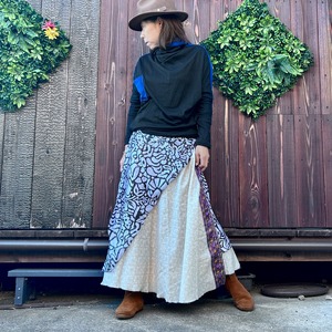 シルク巻きスカート1611