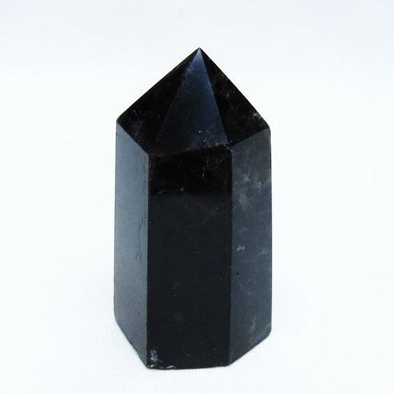 モリオン 黒水晶 六角柱 ポイント 142-10646