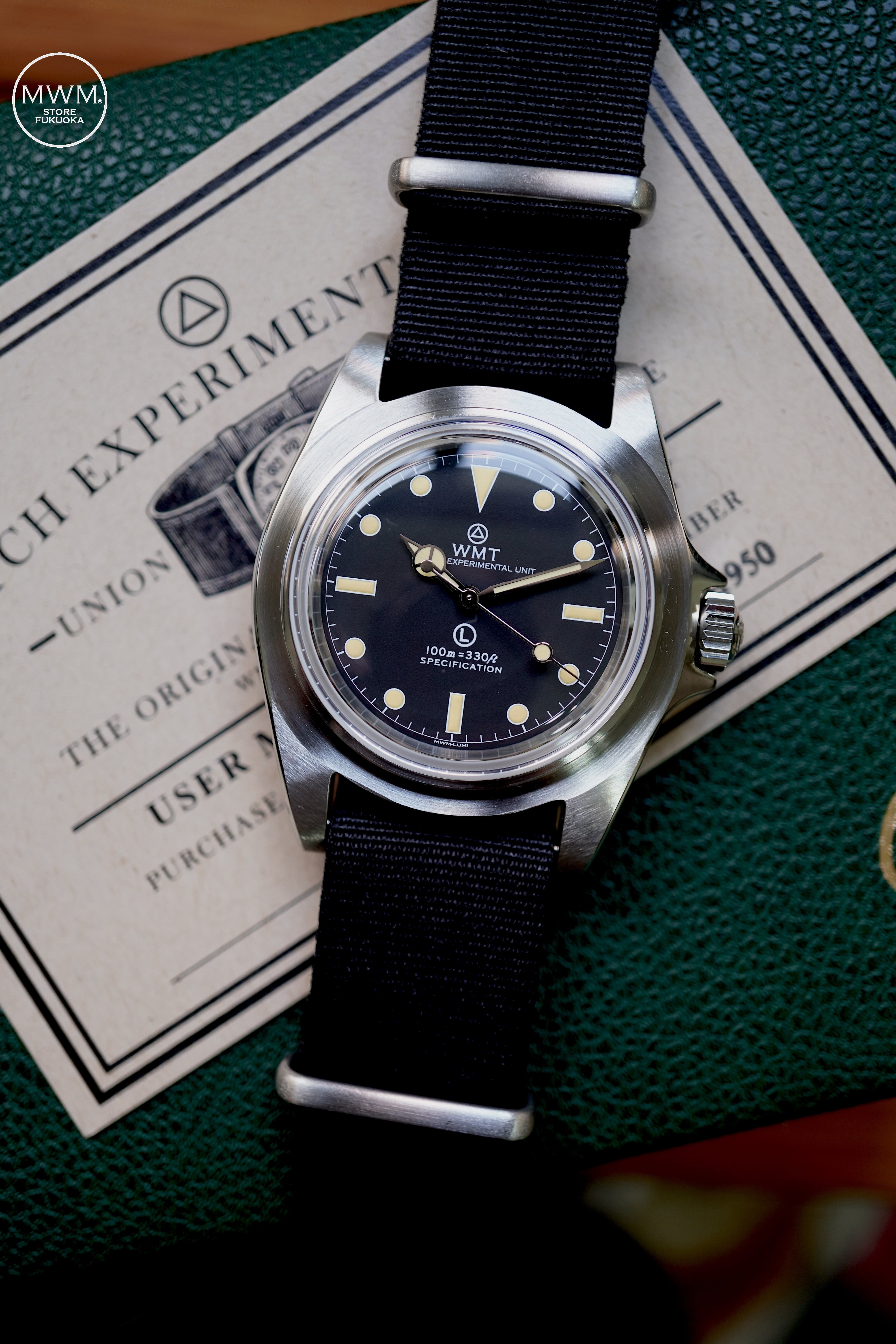WMT WATCHES Royal Marine 1950 – Milspec L 【rebuild】by MWM | MWM 