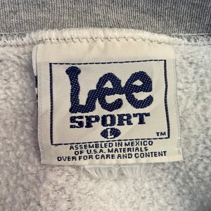 90年代 LEE SPORT リー ニューヨーク・ヤンキース チームロゴ刺繍 メンズXL相当 古着 スウェット トレーナー 90S ビンテージ  ヴィンテージ ライトグレー 灰色【スウェット】【SW20】【AN20】【CS2312-AL2】