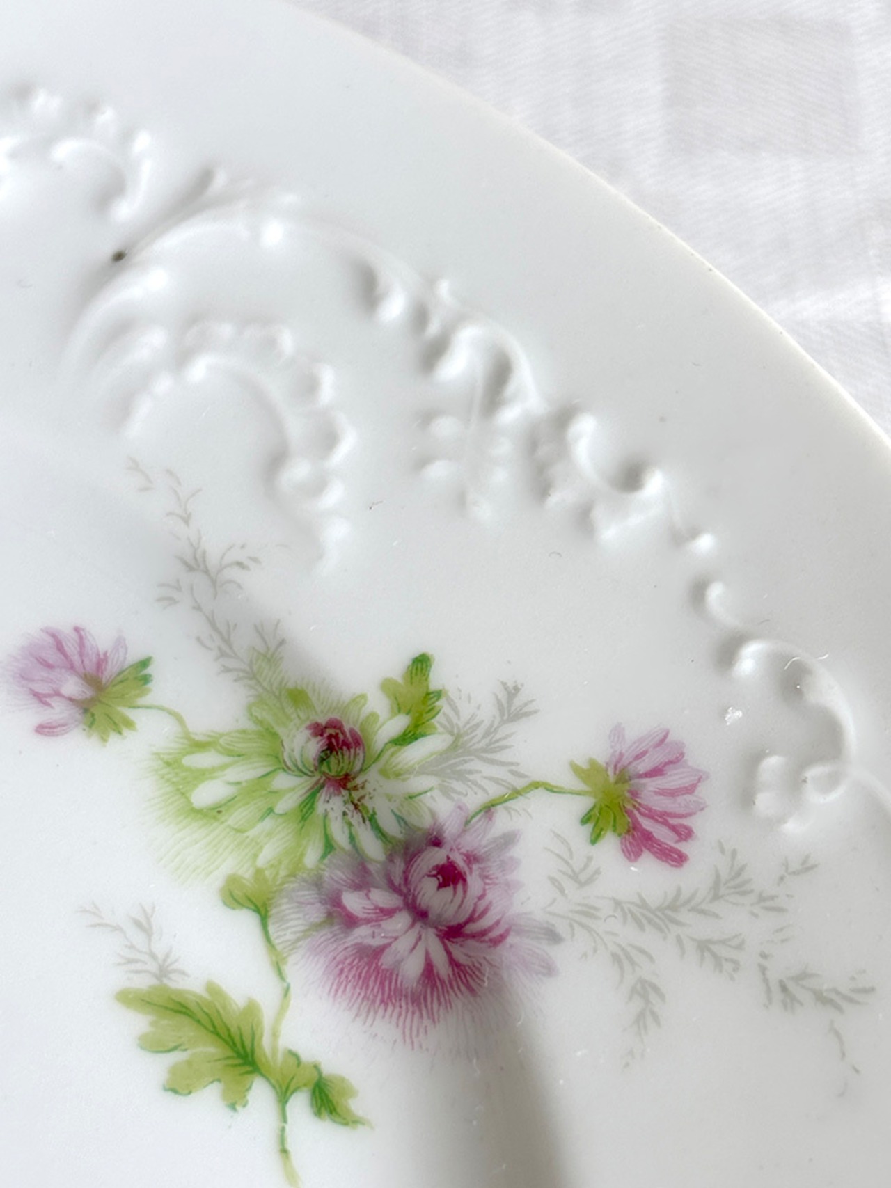 コンポティエ　フルーツスタンド　コンポート　エミール・ブルジョア　グランデポ　矢車草　ボタニカル　12twer5