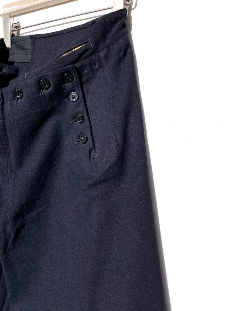 USNAVY] Vintage 13 Button Wool Sailor Pants [1950s-] Vintage Wool