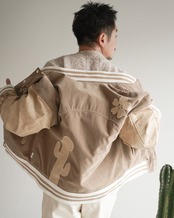 【#Re:room】DESERT CLUB SUEDE STADIUM JACKET［REJ138］