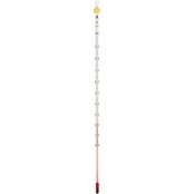 シンワ測定(Shinwa Sokutei) 棒状温度計 H-5S アルコール 赤液 0~100℃ 30cm バラ 72749
