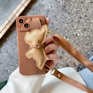 フレンチブルドッグ iPhone17 Pro Maxケース 立体 レザー調 iPhone17 Proケース バンド付き ショルダーストラップ iPhone16 15Pro保護ケース 斜め掛け スマホショルダー iPhone14 13Pro Maxケース ハンドバンド スタンド機能 韓国 かわいい おしゃれ レディース 高級感
