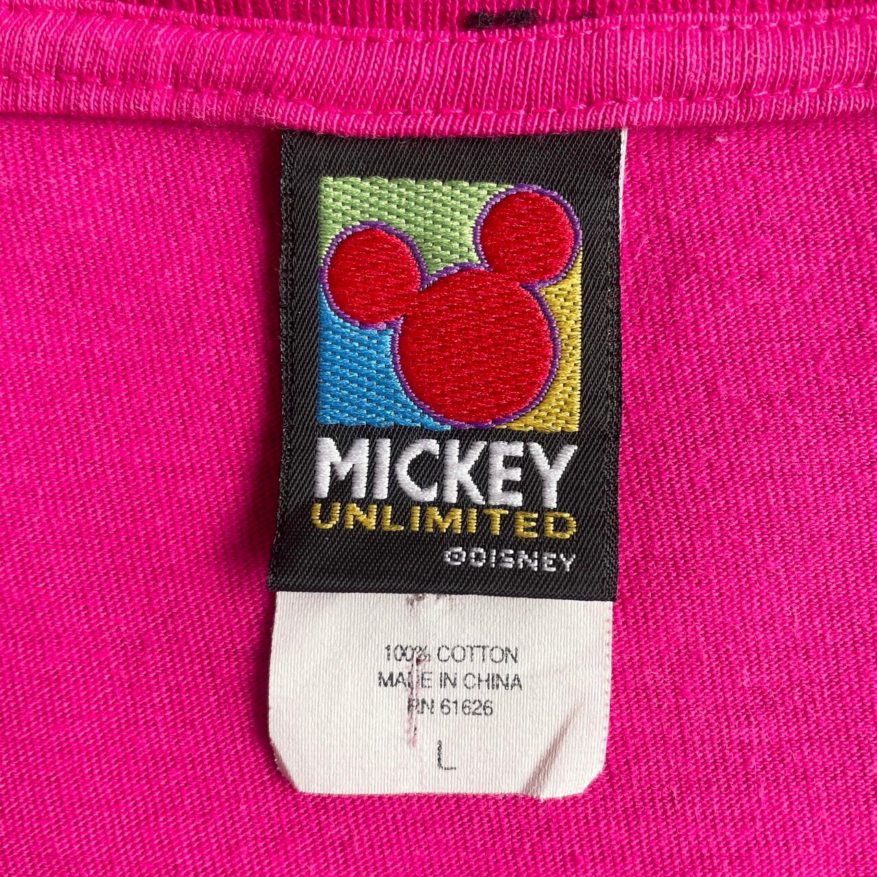 90年代 Disney ミッキーマウス キャラクター 刺繍 Tシャツ メンズL ...