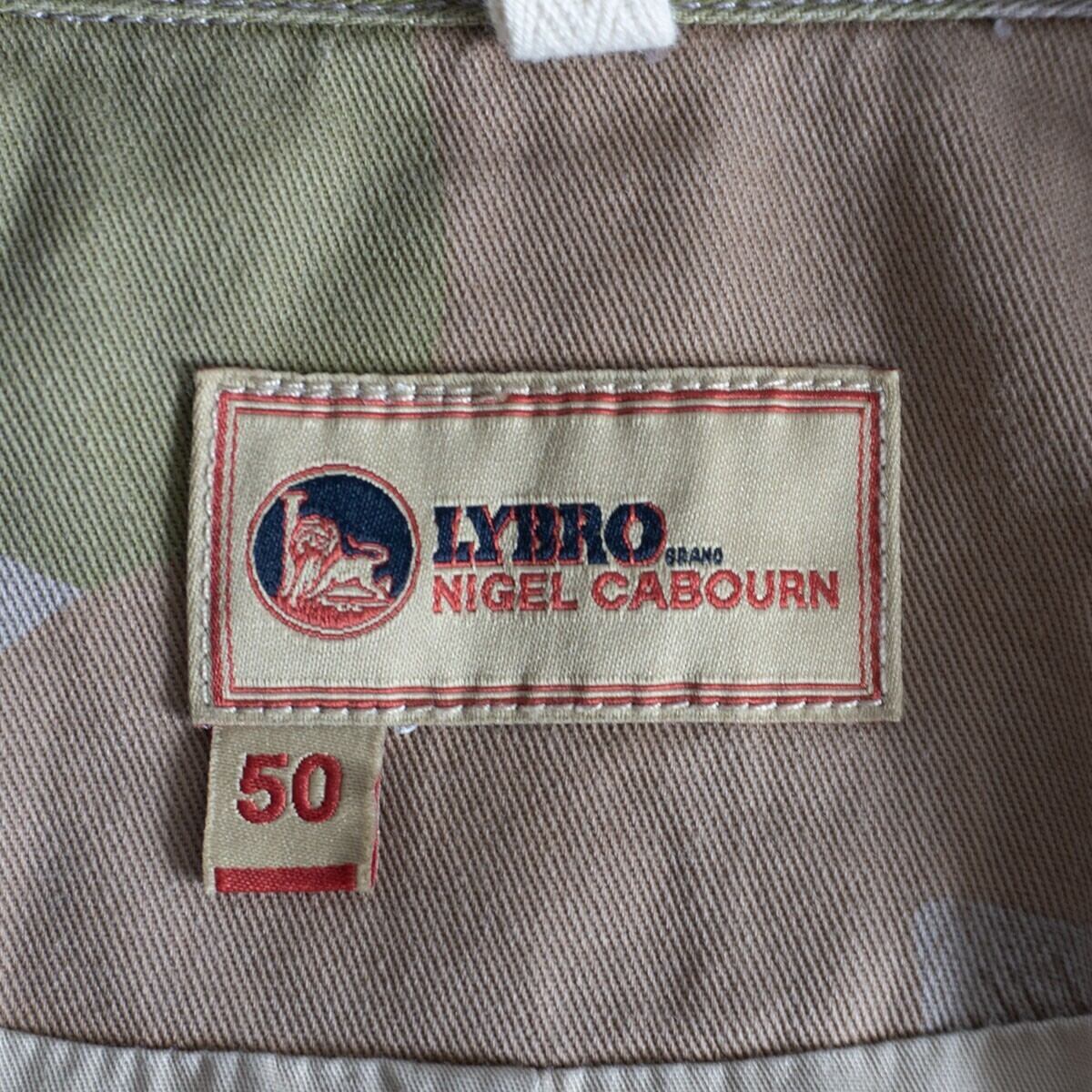 サイズ50】 NIGEL CABOURN LYBRO 【RACE JACKET CAMO】52 ヘンプ
