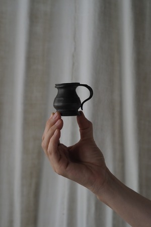 ピューター計量カップ No.2-antique pewter measuring cup