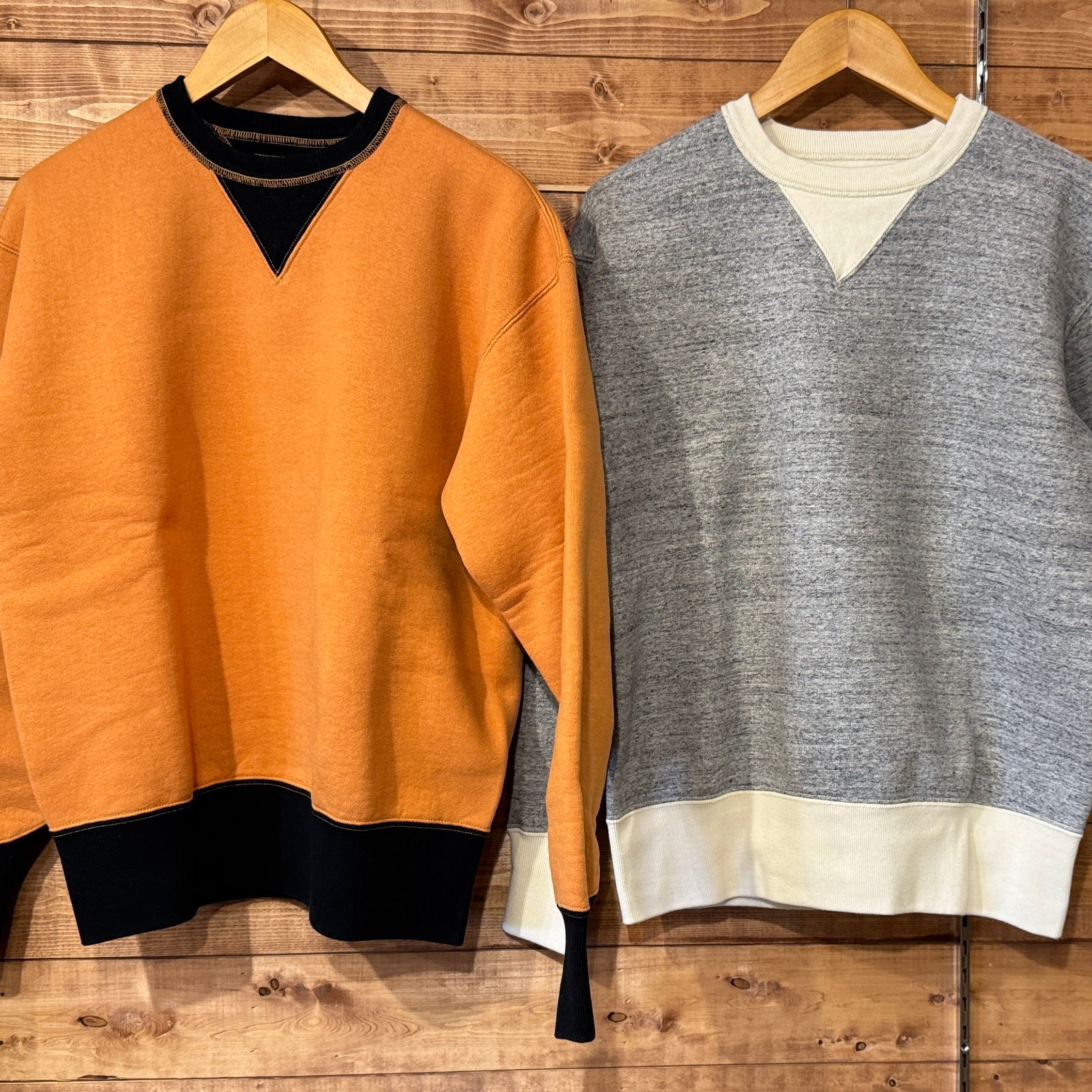 COLIMBO ツートーンスウェット COLIMBO “KEYSTONE TWO-TONE SWEAT SHIRT”【PLAIN】 | MASUYA