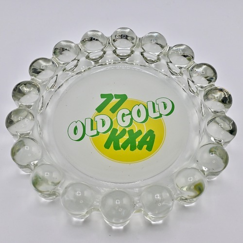 [M1399] Vintage 1960's 大型 アンカーホッキング バブルガラス 灰皿