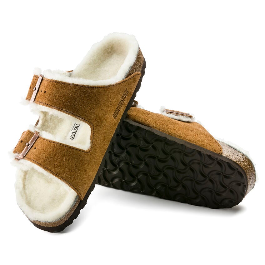 BIRKENSTOCK (ﾋﾞﾙｹﾝｼｭﾄｯｸ) - Arizona Shearling (ｱﾘｿﾞﾅｼｱﾘﾝｸﾞ) Mink