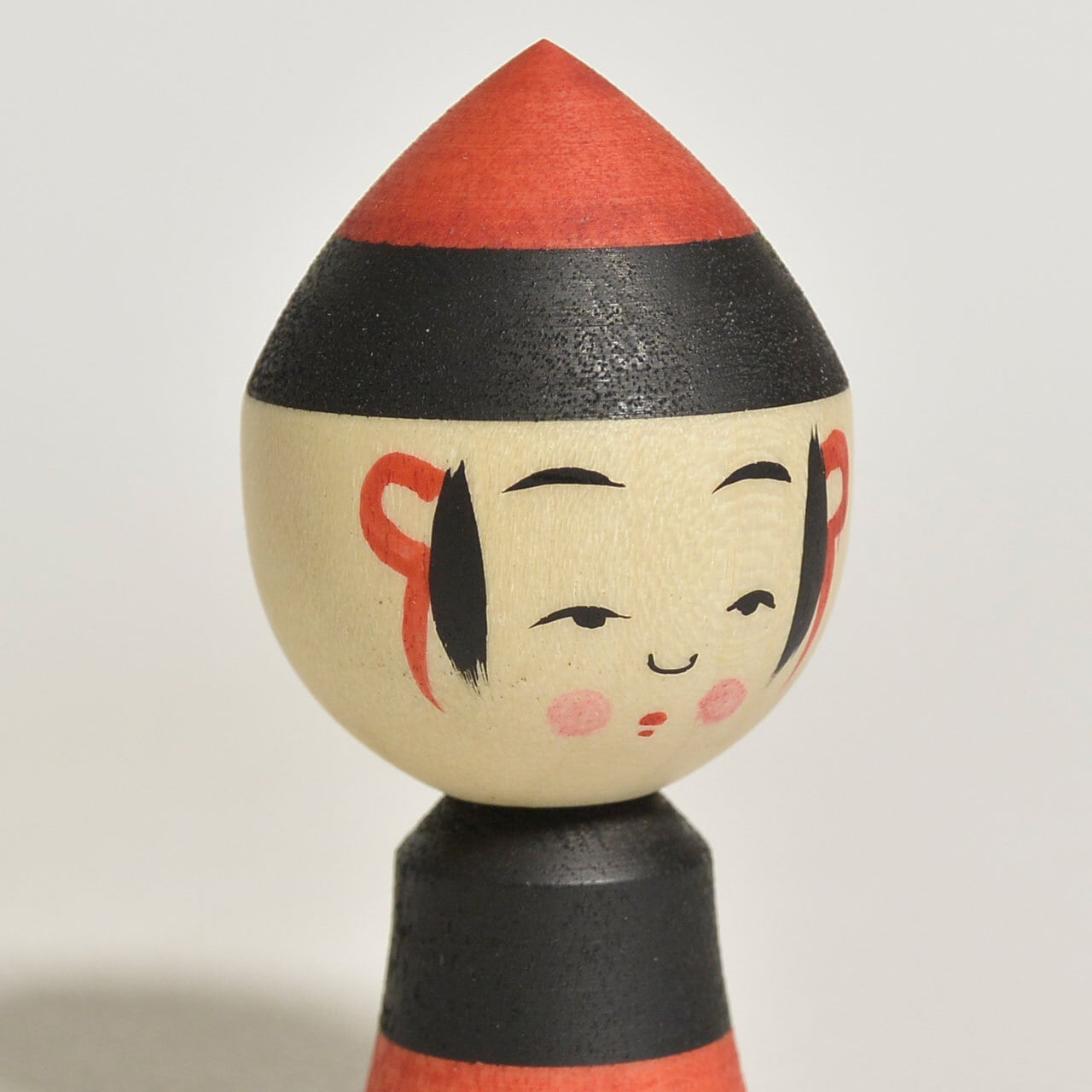 小寸こけし（ミニこけし） 約1寸 約3.5cm 鈴木明 工人（作並系）#2516